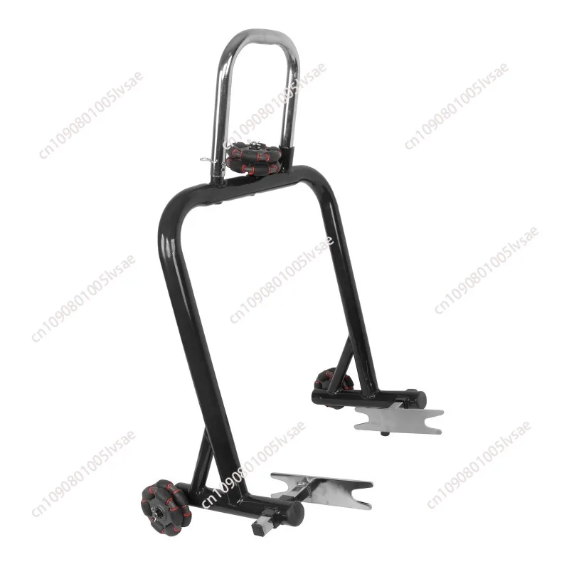 Motorcycle Front & Rear Stand Set 360° Movable Lift Stands, Revolutionary Heavy Duty Motorcycle Stands