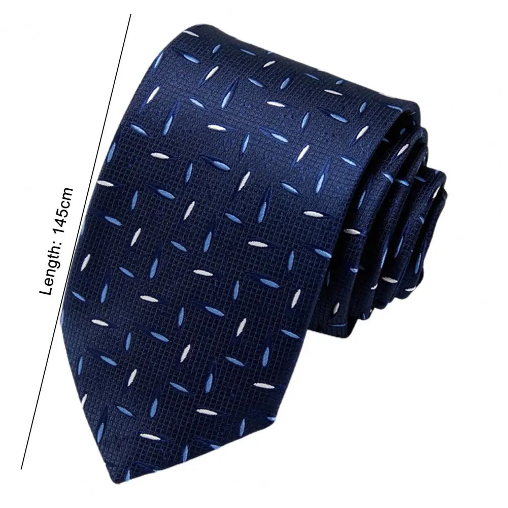 Trendy Men Business Tie Different Patterns Decorative Multi Styles Waved Pattern Neck Tie