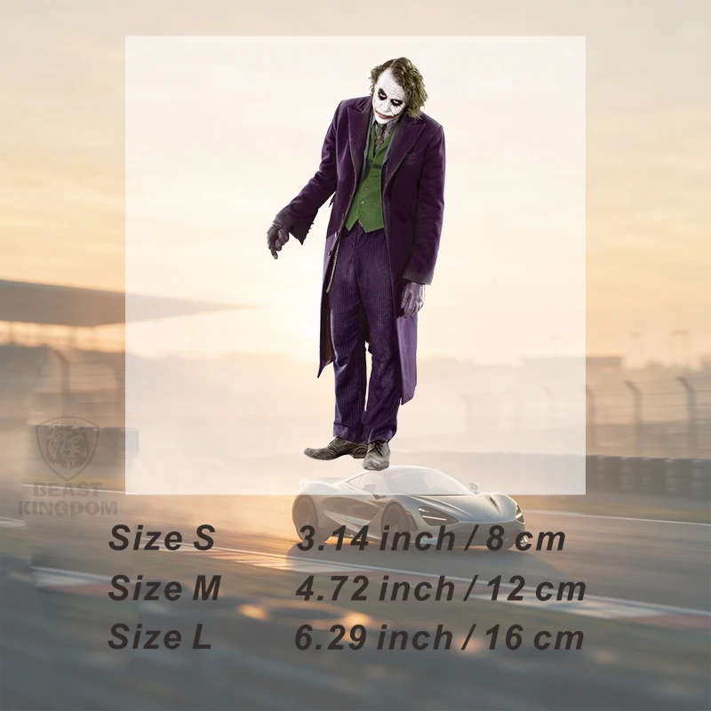 Car StickersHalloween Cosplay Costume Purple Suit Villain Outfit High Quality for Party Movie Fan EventDecals