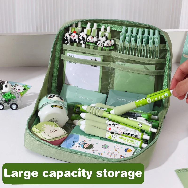 12 Layers Large Capacity Pencil Case Good Looking Multifunctional Classification Storage Stationery Storage Bag 1pc