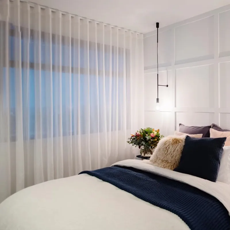 

Smart Curtains Wifi Blinds for Windows Double Layers Remote Electric