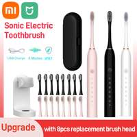 Xiaomi Electric Toothbrush IPX7 Waterproof 6 Gears Whitening Tooth Brush Rechargeable Automatic Adult Powerful Smart Toothbrush