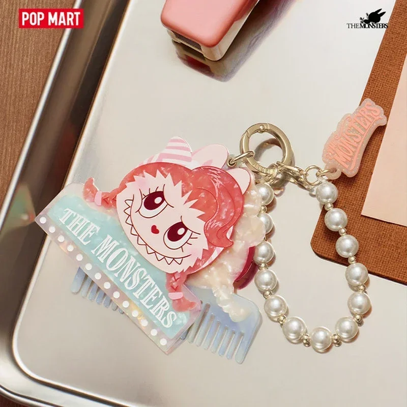 POP MART LABUBU THE MONSTERS Hair Salon Series Pendant Blind Box Guess Bag Original Toys Doll Cute Anime Figure Ornaments Gift view 2