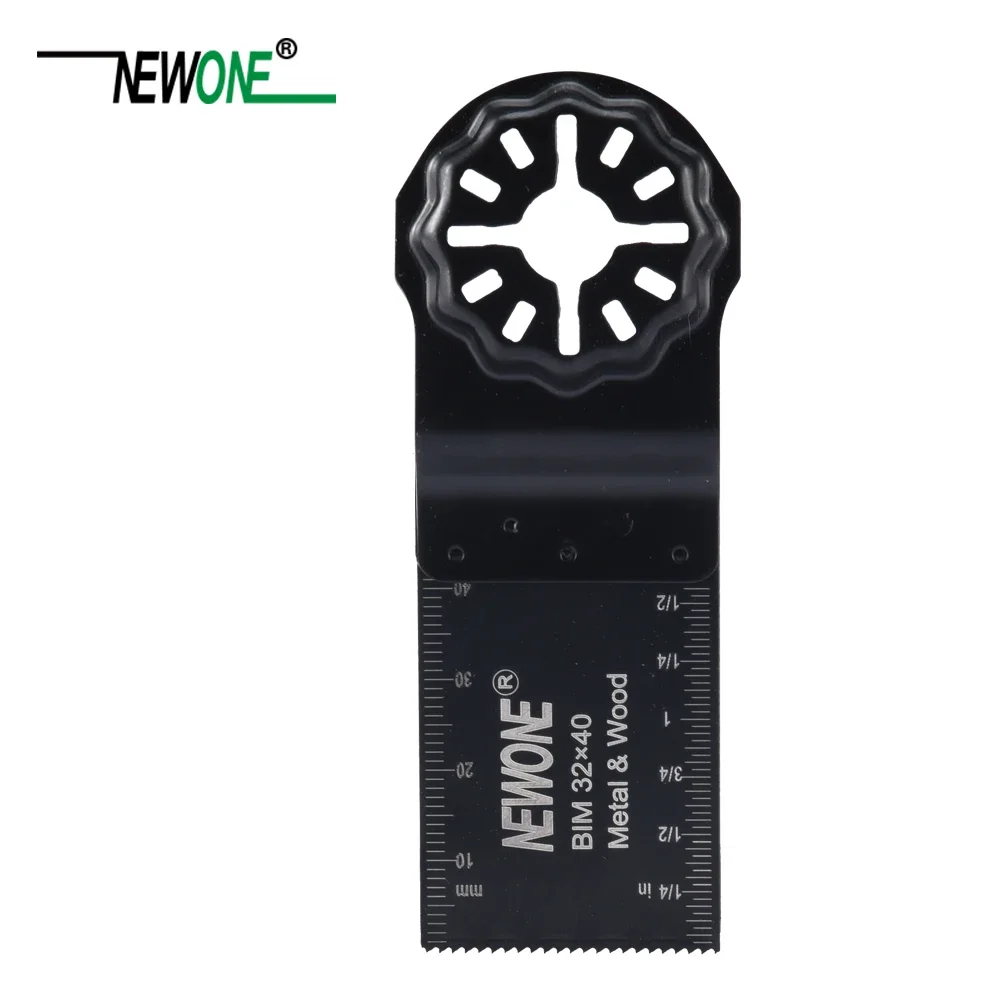 NEWONE Compatibile con STARLOCK BIM32 * 40mm Lame per sega bimetalliche adatte per utensili oscillanti di potenza per legno Taglio metallo Rimuovi le chiodi