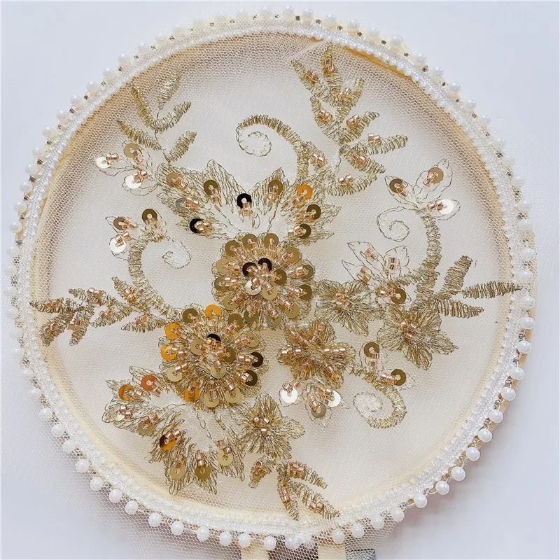 1-2 Pieces, Sequins, Nail Beads, Flower Dresses, Decorative Flower Stickers, Children's Clothing Patches, Handmade Accessories