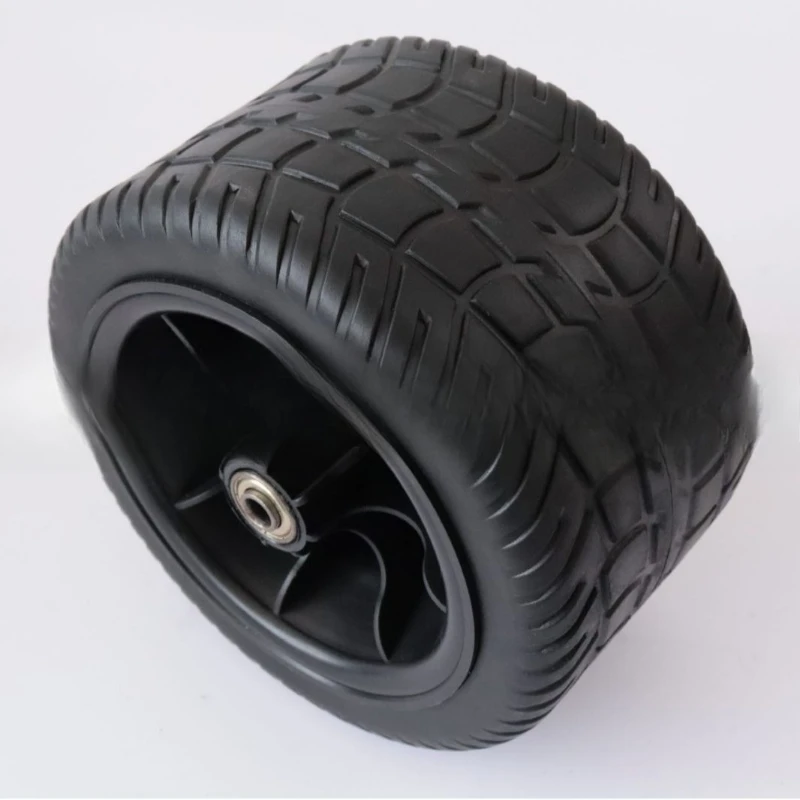 

Aircraft wheel shopping cart off-road large tire with bearing wheel