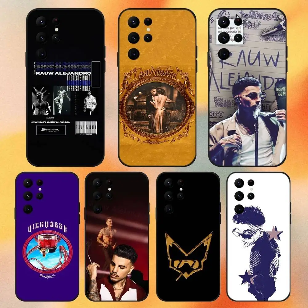 

Rauw Alejandro Cosa Nuestra Phone Case For Samsung S 25,24,23,22,30,21,10,9,Ultra,Plus,Lite,FE,4,5G Black Soft Case