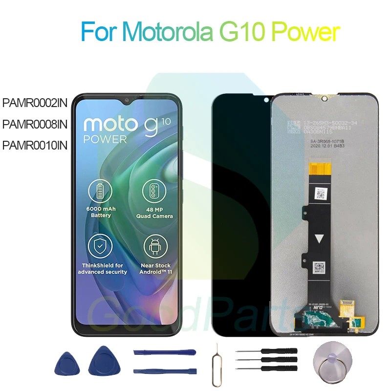 

For Motorola G10 Power LCD Display Screen 6.5" PAMR0002IN/08IN/10IN G10 Power Touch Digitizer Assembly Replacement