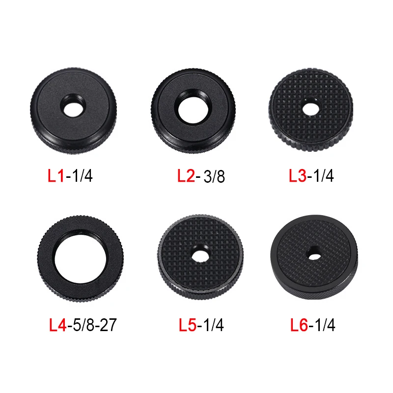 

Camera Screw 1/4 3/8 5/8 Screw Nut Hot Shoe Seat Lock Knob Flash Stand Tripod Ballhead Mount Adapter Photography Accessories