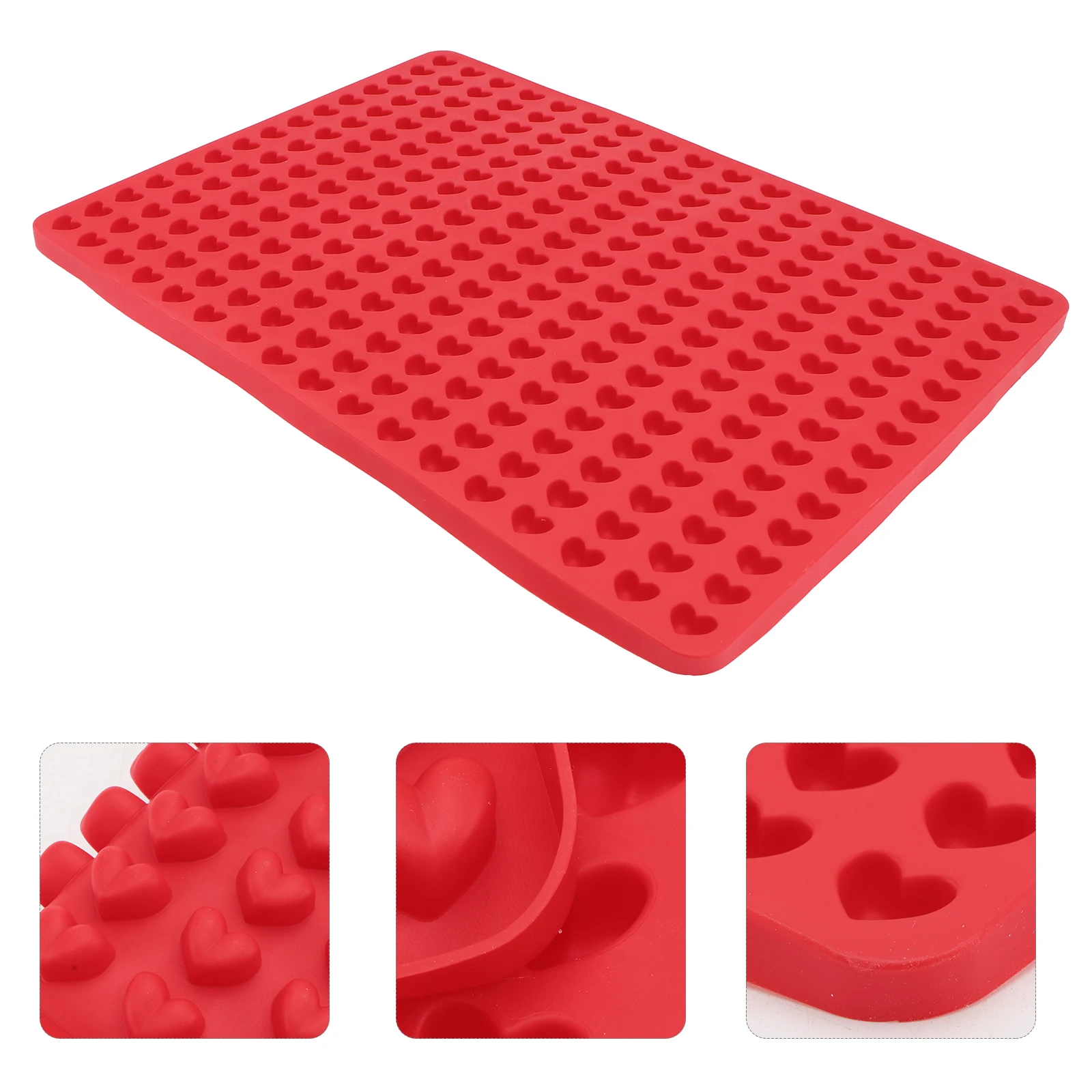 

Silicone Love Placemat Heat Resistant Table Biscuit Mat Place Mat Dessert Pad Anti-scald Dining Kitchen Holiday Decor