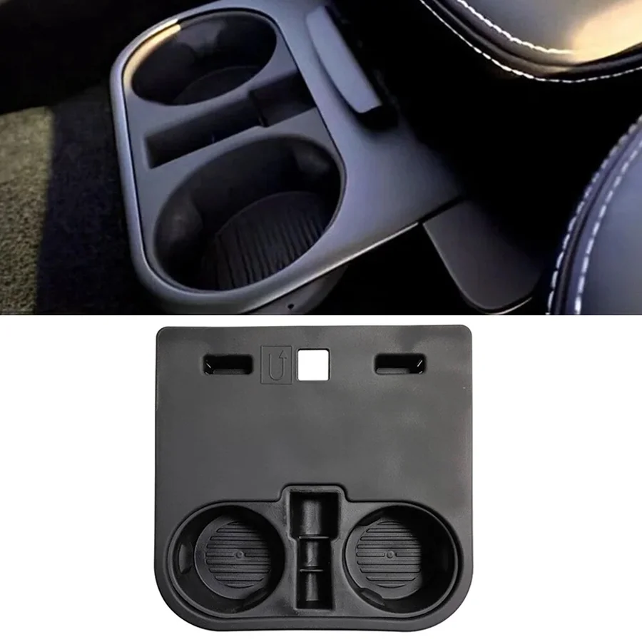 

Wooeight 1Pc Center Console Cup Water Holder Insert HC3Z-2813562-AB Fit For Ford F150 F-150 2015-2020 F250 Car Accessories