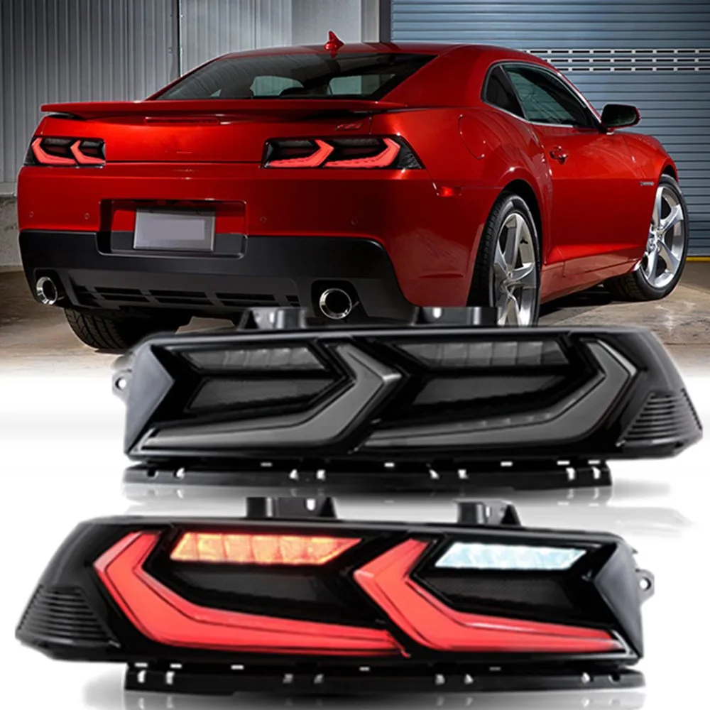 Автомобильные светодиодные задние фонари для Chevrolet Camaro 2014 2015, аксессуары Chevy, светодиодные задние фонари в сборе, задние тормозные задние фонари Автомобильные светодиодные задние фонари для Chevrolet Camaro 2014 2015, аксессуары Chevy, светодиодные задние фонари в сборе, задние тормозные задние фонари