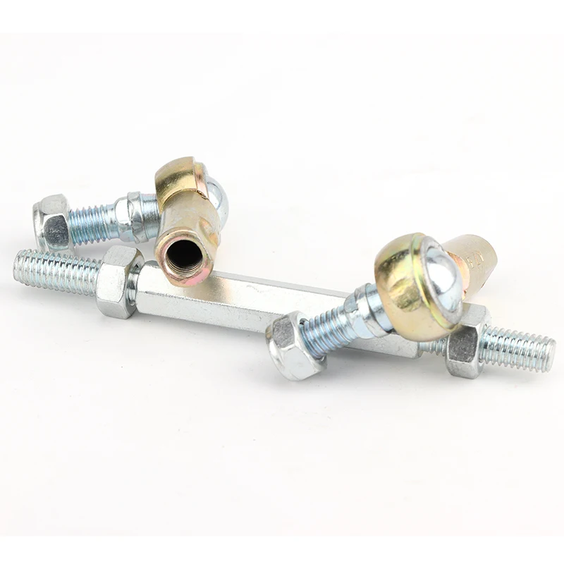 M8 80mm-280mm Steering Tie Rod Kit Ball Joint For 49cc 50cc 2 Stroke Electric Mini Kids ATV Go Kart Buggy Scooter Quad E-Bike