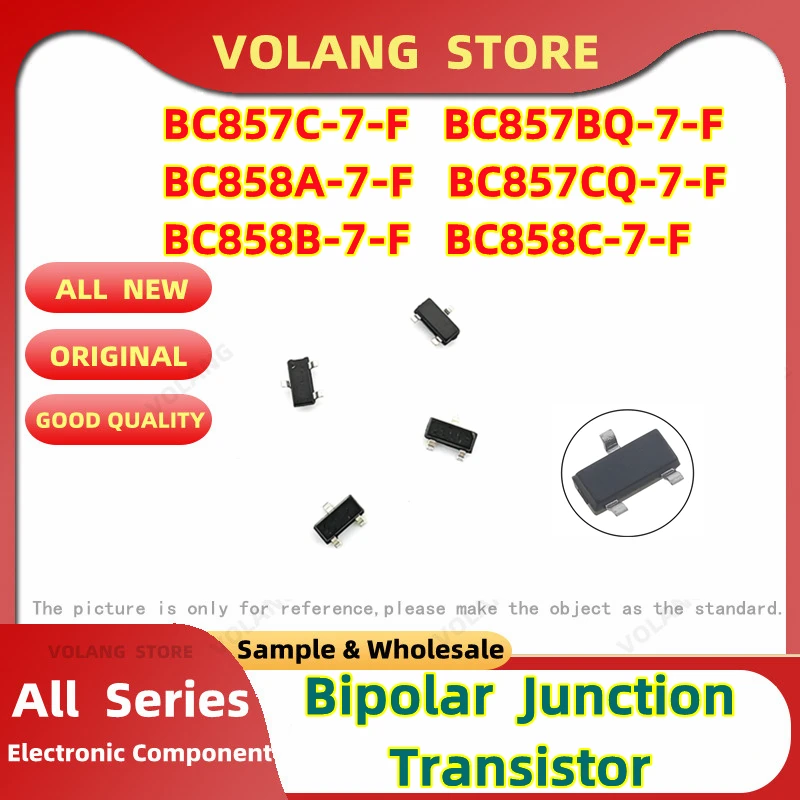 100Pcs BC857C-7-F S…