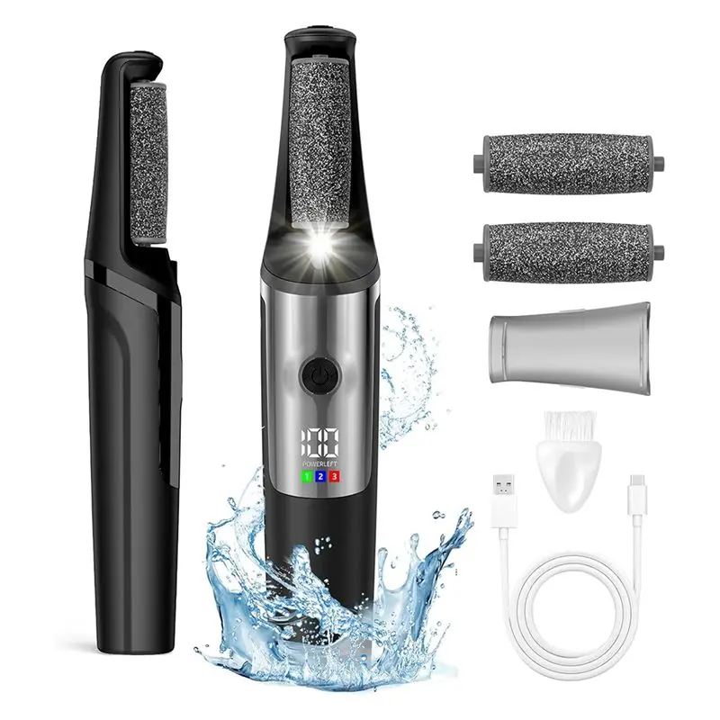 

A05G-Electric Callus Removers For Feet,Smooth Pedicure Wand Rechargeable Electric Foot File,Pedicure Tools For Dry,Dead