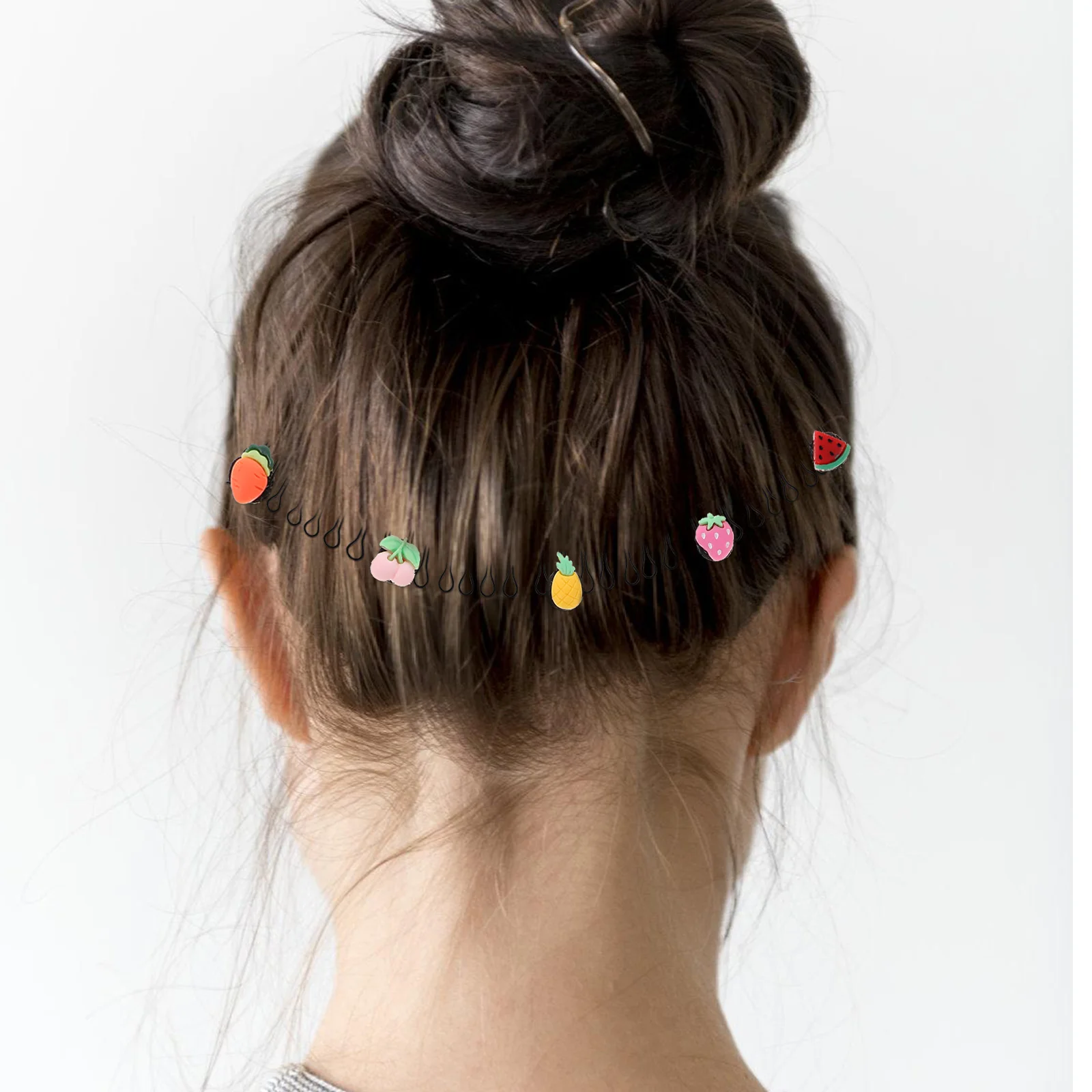 

2Pcs Invisible Hair Comb for Adorable Hair Fixer Clip Decorative Small Combs Hold Fringe and Back Hairs Neat Hairstyle