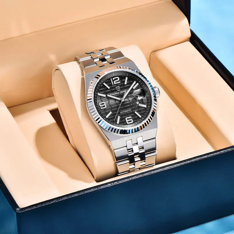 PAGANI DESIGN Orologio da uomo automatico di lusso classico Vetro zaffiro 100M Orologi meccanici impermeabili 2025 Nuovo orologio da uomo YS027