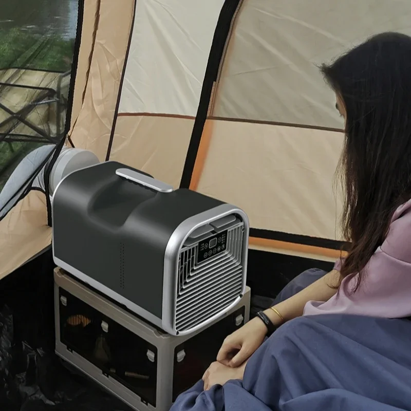 ROG-3 220V Outdoor Camping RV Tent Mini Mobile Air Conditioner 5200BTU Portable Truck Car Mobile Air Conditioning