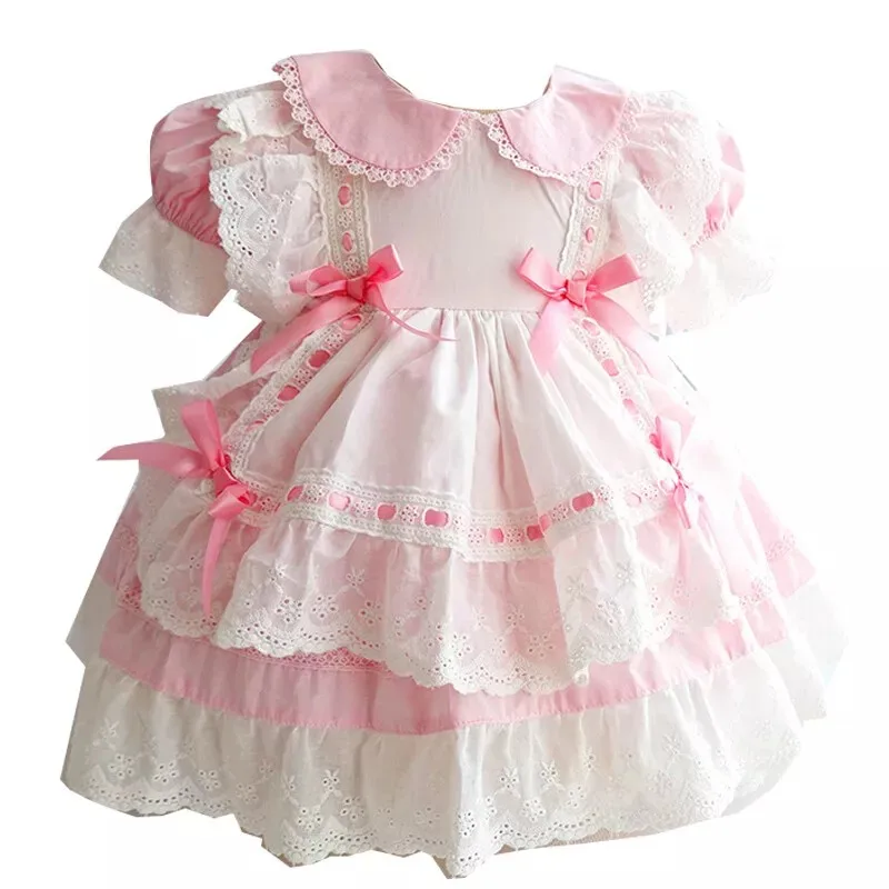 

Sissy Pink Mini Dress Girl Maid Cosplay costumes can be tailored