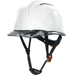 Men's Industrial Safety Helmet CE EN397 Clear Brim PC Vision Construction Hard Hat ANSI Compliant Breathable ABS Shell