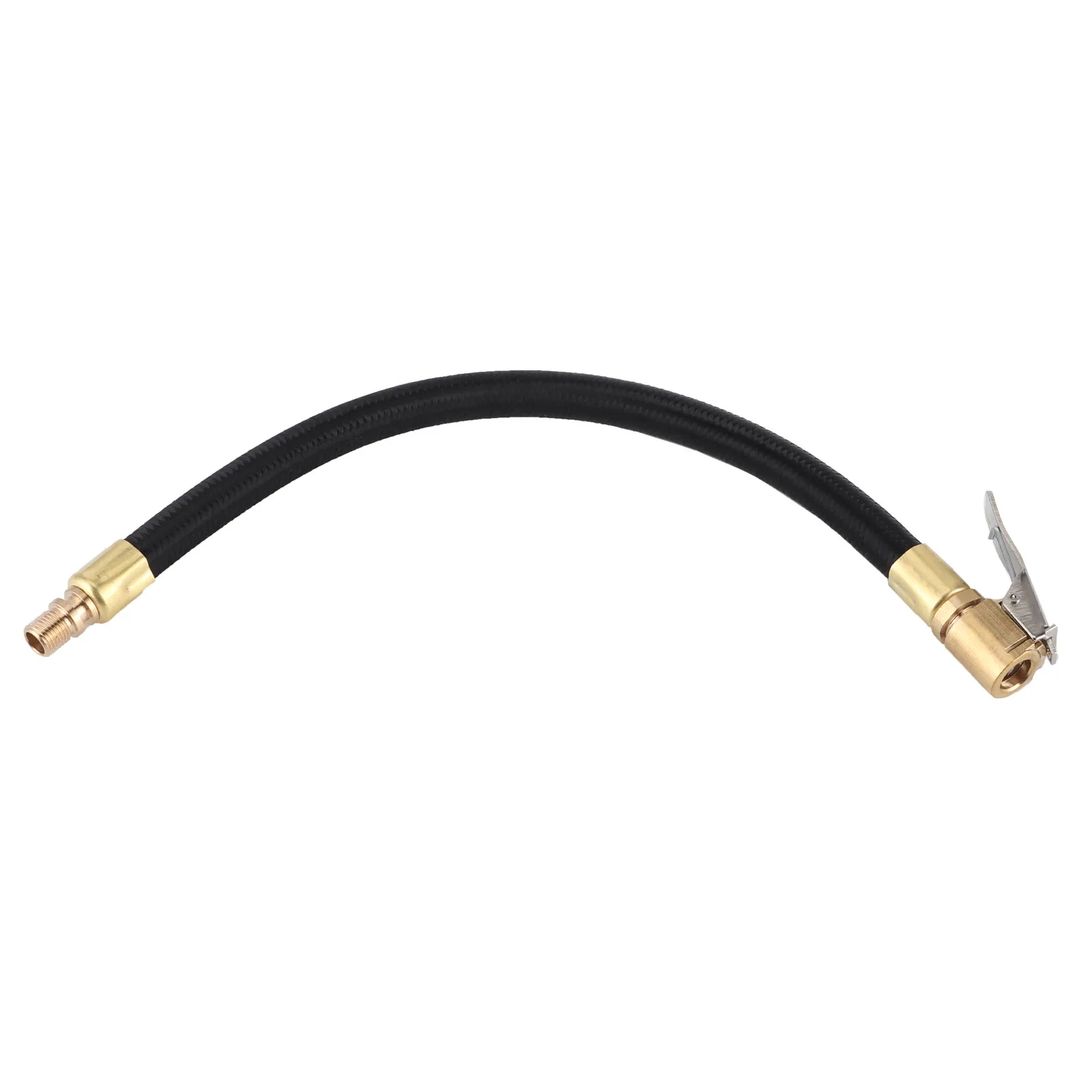 ZK40 Tire Inflator Hose Extension Tube Tyre Pump Quick Inflation Chuck Adapter for Car Motorcycle Bike with American Valve