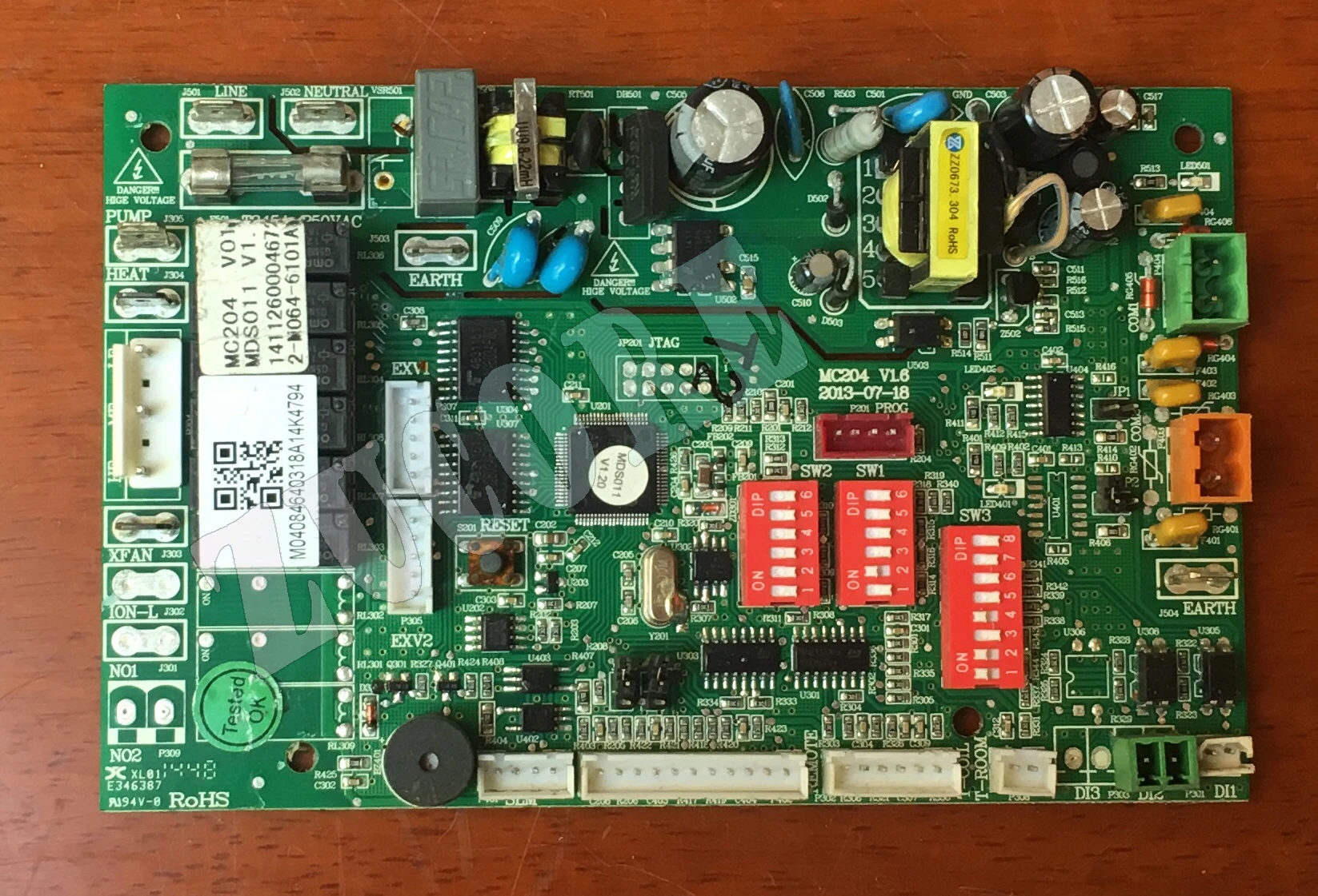 

Основная плата McQuay MC204 V1.6 MC204V00B MDS011 V1.11