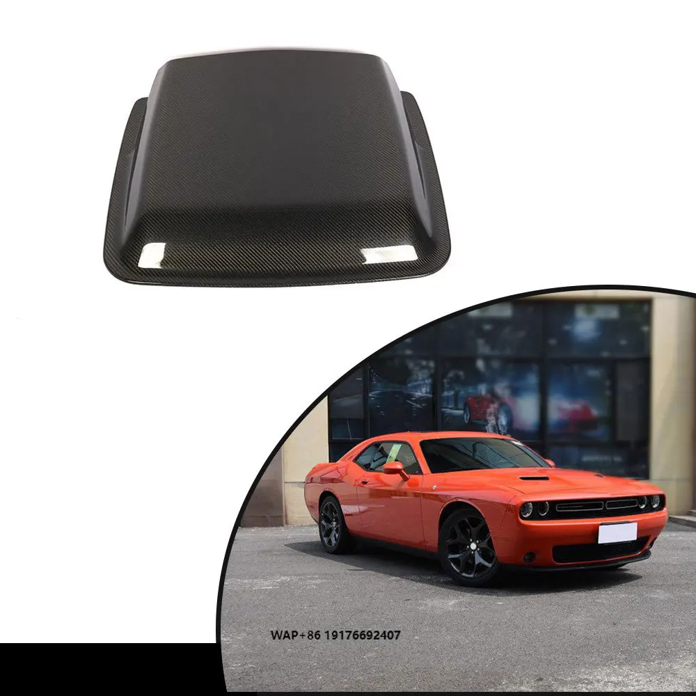 

High Quality forDodge Challenger Carbon Fiber Hood Air Scoop 2015-2019