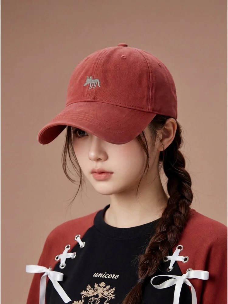 visvim-ennio-collaborative-edition-embroidered-baseball-cap-women's-larger-deeper-wide-brim-hat-fashionable-spring-a