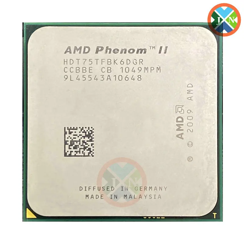 

AMD Phenom II X6 1075T 1075 CPU/HDT75TFBK6DGR/AM3/938pin/125W/3.0GHz/E0 Socket AM3