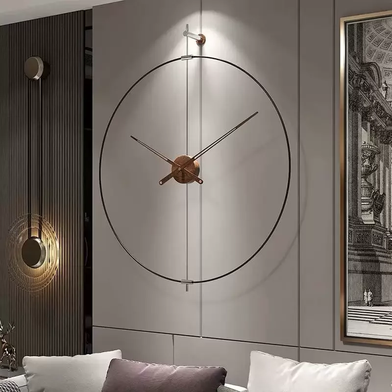 Premium Unique Design Wall Clock Living Big Size Nordic Aesthetic Wall Clock Luxury Modern Cute Relojes De Pared Home Decoration