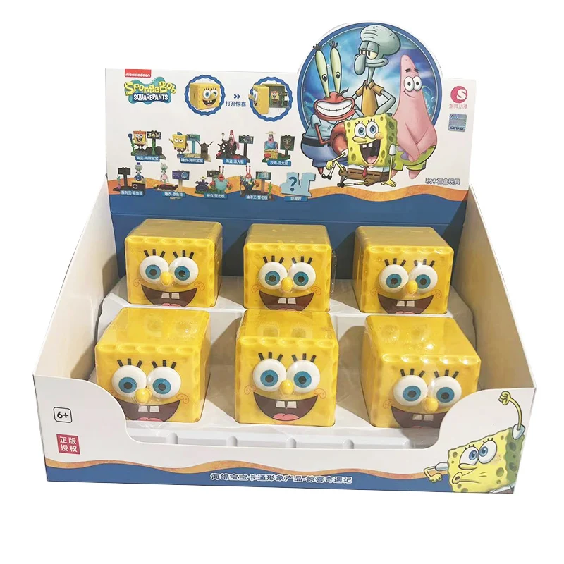 

Модель Губка Боб Квадратные Штаны строительные блоки витые яйца пирог большая звезда се босс Осьминог брат ручная работа орнамент подарок игрушка