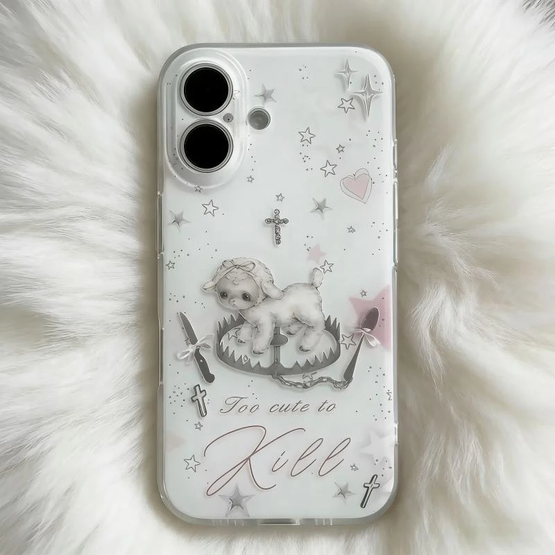 Ins Cute Grey Lamb …