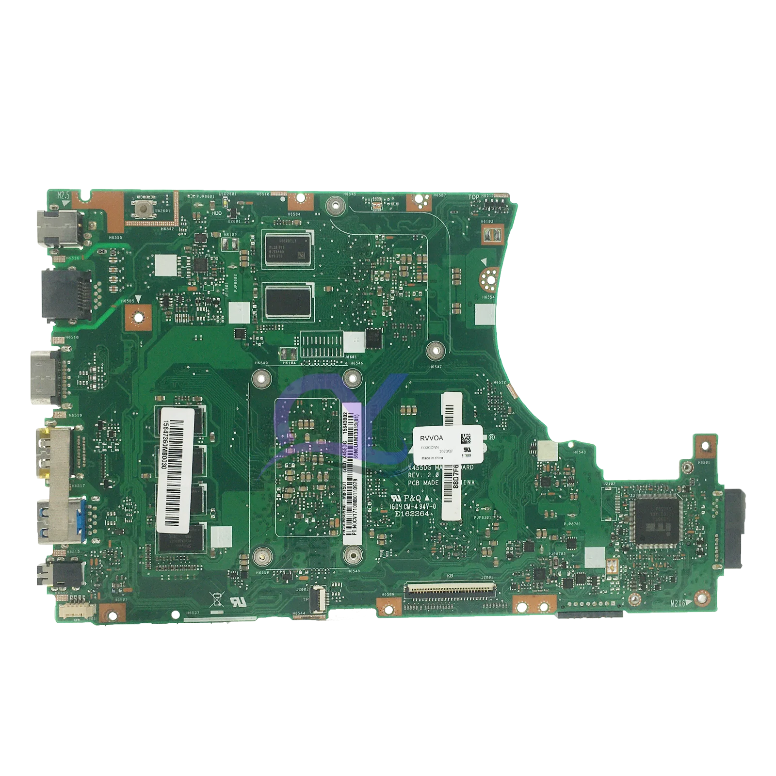 KEFU X455DG Mainboard For ASUS ROG X455DG K455DG  Laptop Motherboard A10-8700P V2G 4GB RAM 100% Working Ok