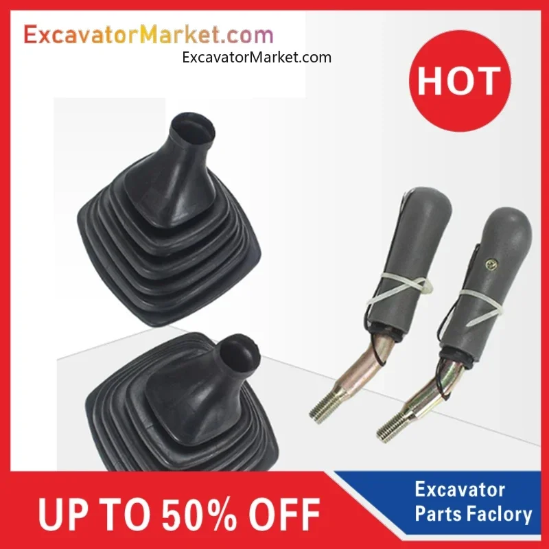 

Ручка рычага управления для Doosan Daewoo DH55 60 80 220 225-5, клей для пылезащитной крышки ручки, аксессуары для экскаватора высокого качества