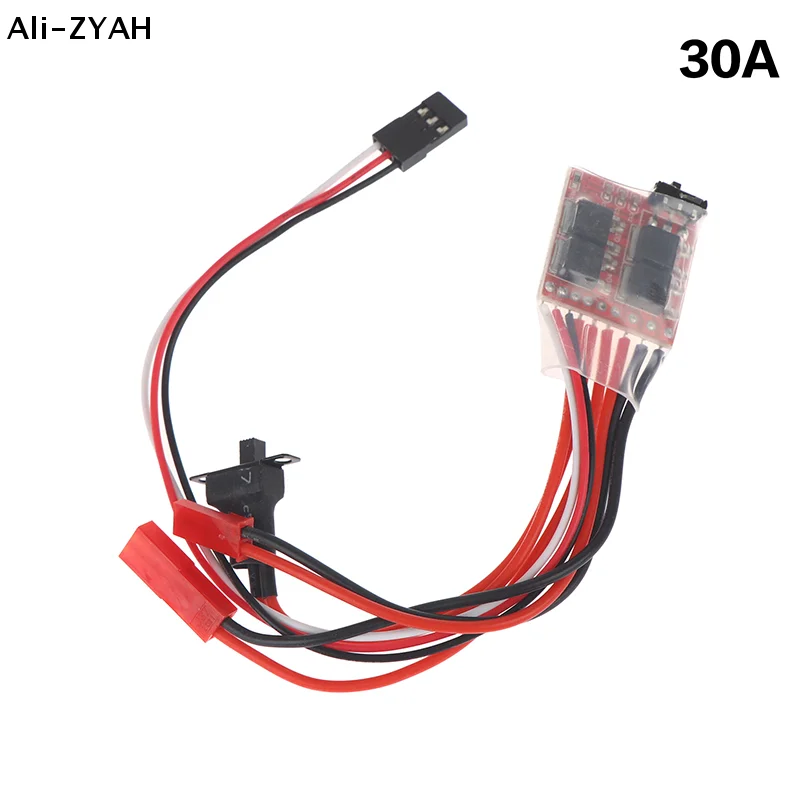 【YH】1 Stück Micro ESC 10A 15A 20A 30A Bürstenmotor-ESC RC ESC Elektrischer Geschwindigkeitsregler DIY Mini 1/16 1/18 1/24 RC Auto Boot Panzer mit Bremse