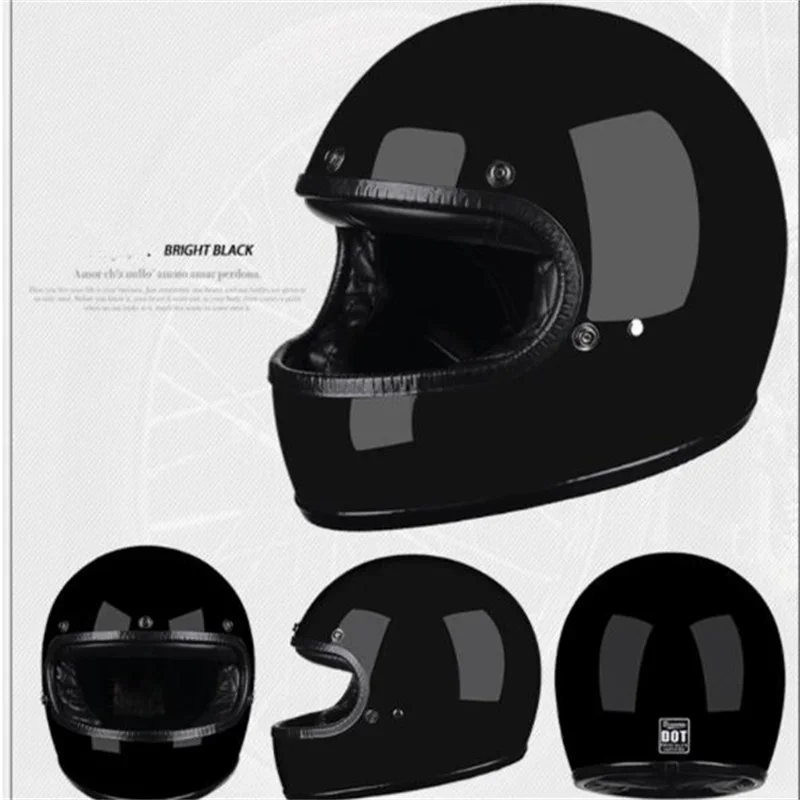 Matte Black Full Face Motorcycle Racing Helmet DOT Certified Motocross Kask Casco De Moto Motociclista Para Motocross