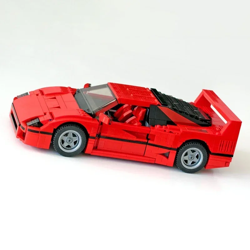 Champion Speed Cars Moc Building Blocks F40 Champion Speed Cars 10248 Modello Tecnologia Mattoni Assemblaggio fai da te Giocattoli da costruzione