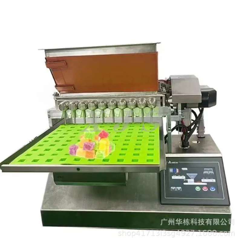 Small Full Automatic Hard Lollipop Chocolate Candy Depositor Fabrication Bonbon Jelly Gummy Bear Sweet Make Machine