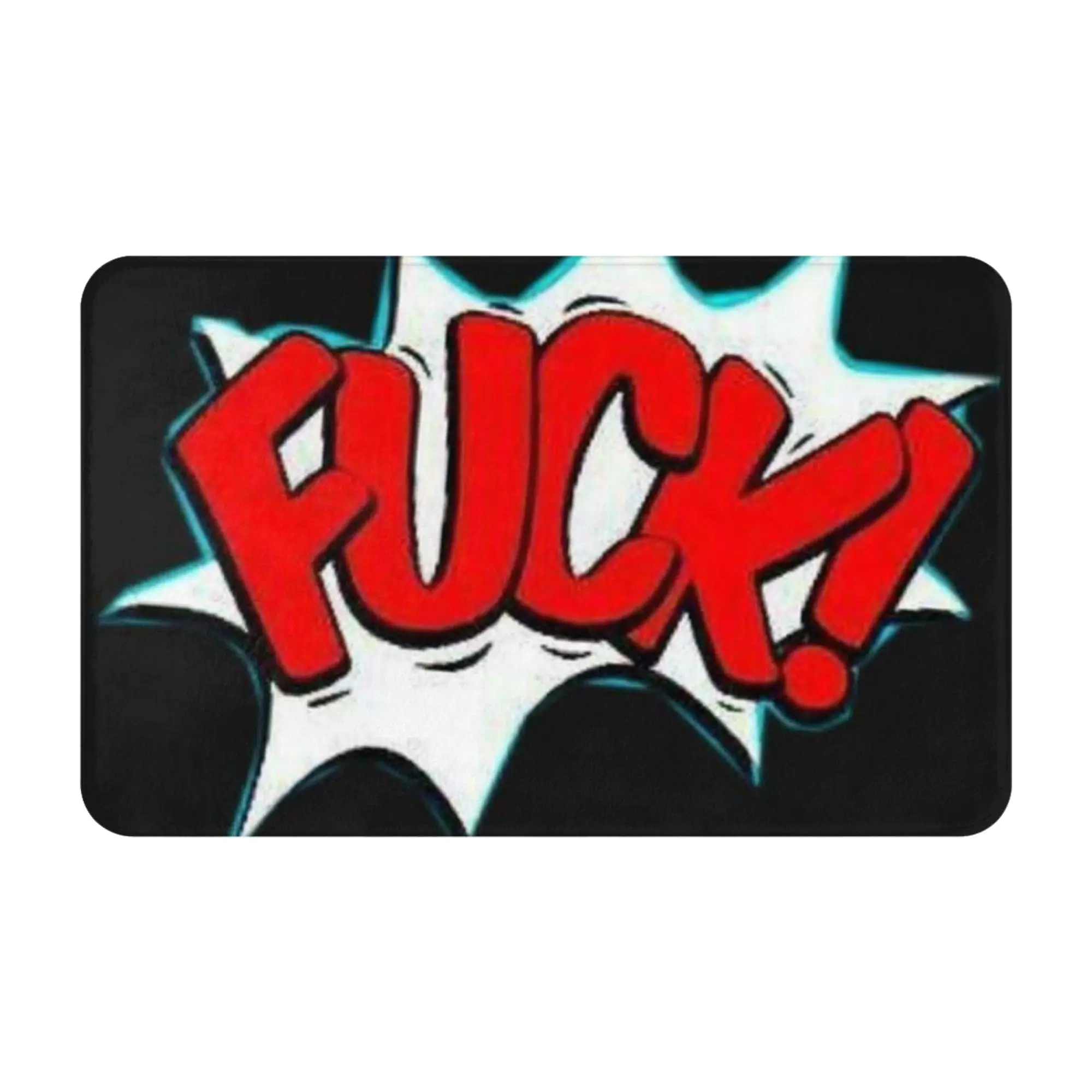 Comic Pop Burst Cool Graphic Anti-Slip Doormat Kitchen Mat  Indoor PatternHomeDecor