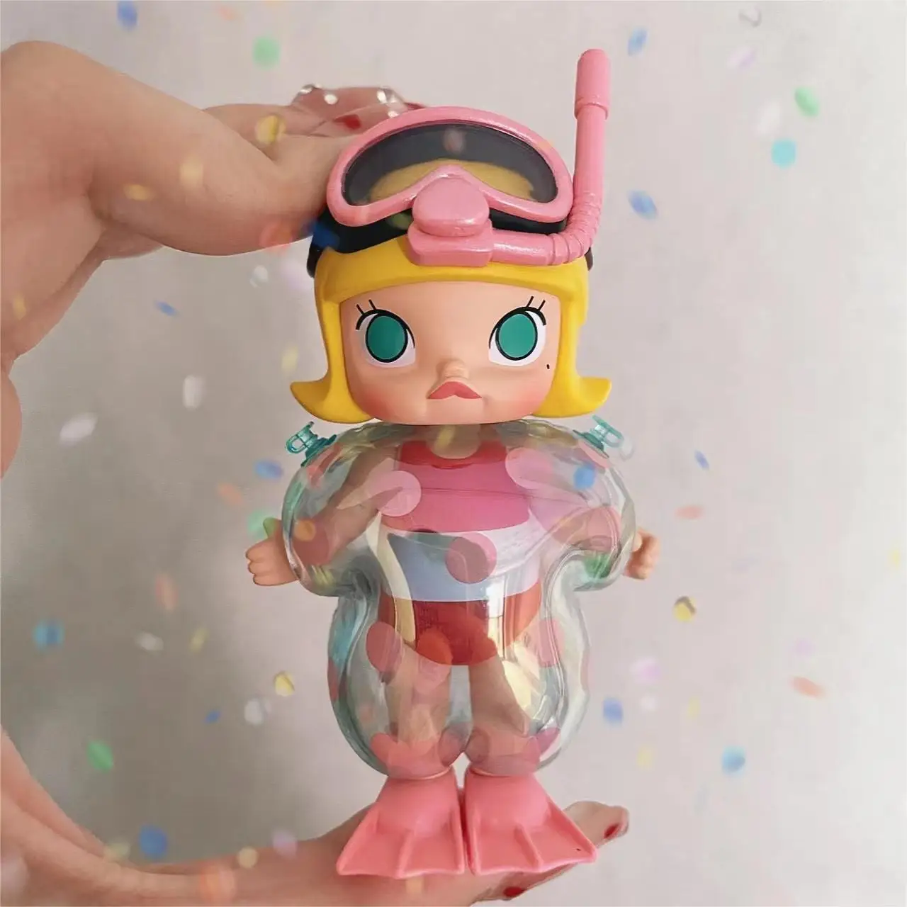 Molly Bubble Summer Action Figures Popmart Bubble Matt Molly Limited Birthday Gift Doll