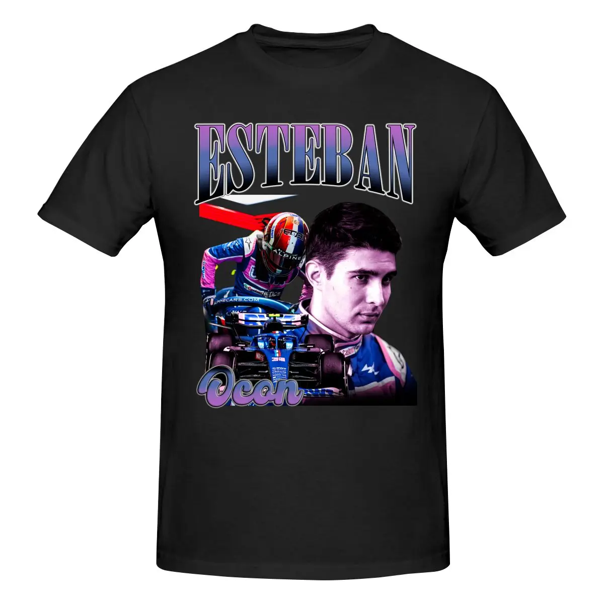 Limited Esteban Ocon T Shirt Oversize GEE99 long or short sleeves