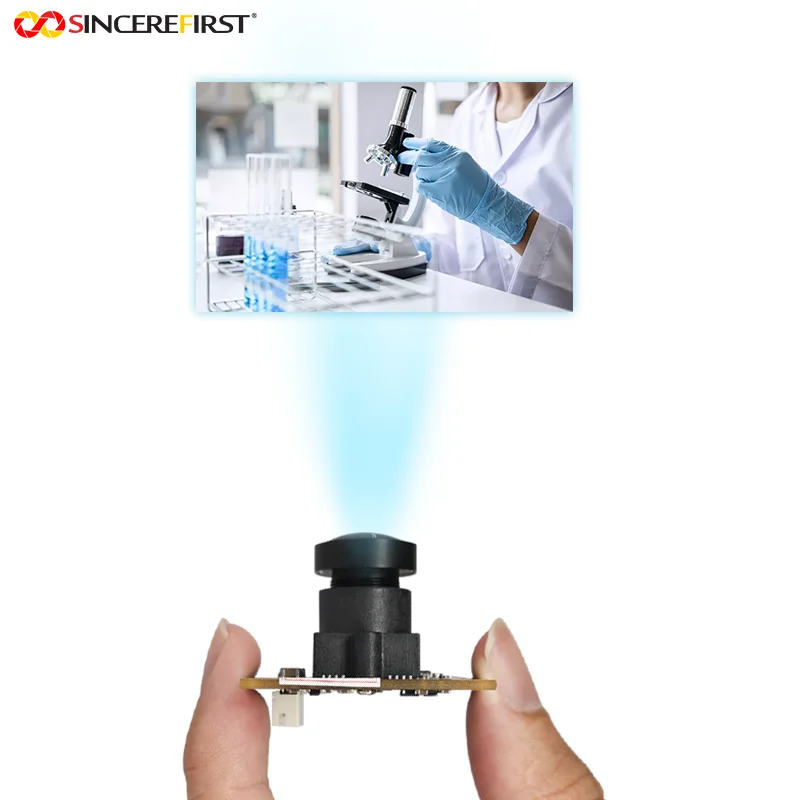 

Sincere First Lensless microscope H264 Global Shutter Color 1.3MP IPC CMOS camera module