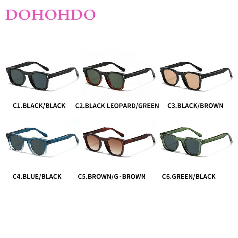 Gafas De Sol cuadradas con remaches De diseño De marca De lujo para mujer y hombre, Gafas De Sol a la moda para viajes al aire libre, Gafas De Sol UV400