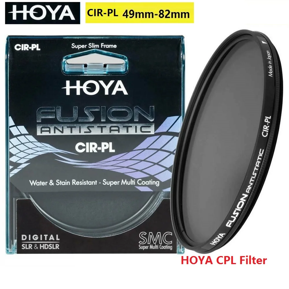 HOYA FUSION ANTISTATISCH UV / CPL polariserend CIR-PL-filter 49_52_55_58_62_67_72_77_82mm Slim Multicoat beschermend voor cameralens