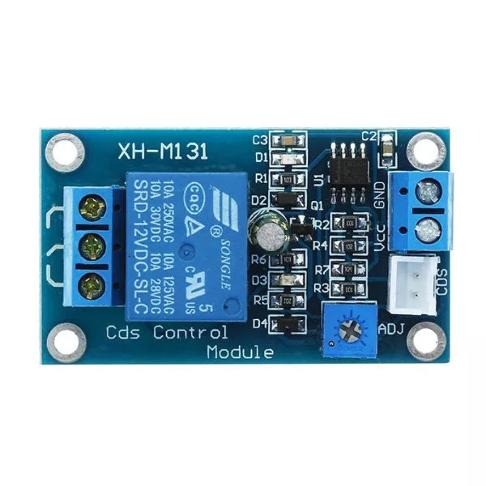 XH-M131 photoresistor module brightness automatic control module 5V 24V photoelectric relay light switch