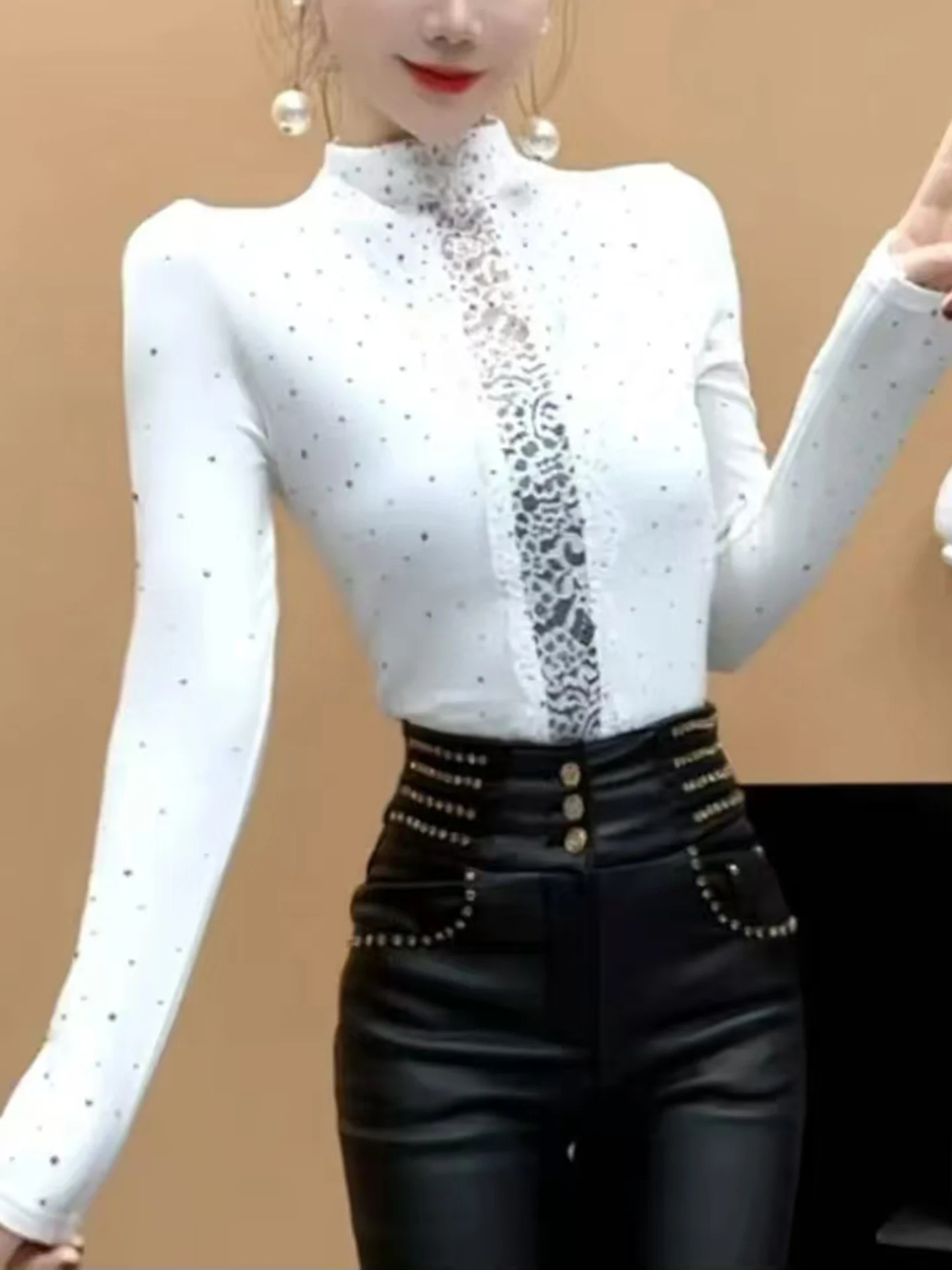 

Двусторонняя женская базовая одежда с кружевом и вырезами, на флисовой подкладке, осень-зима 2025, новая, теплая, облегающая, для коррекции фигуры, нижнее белье