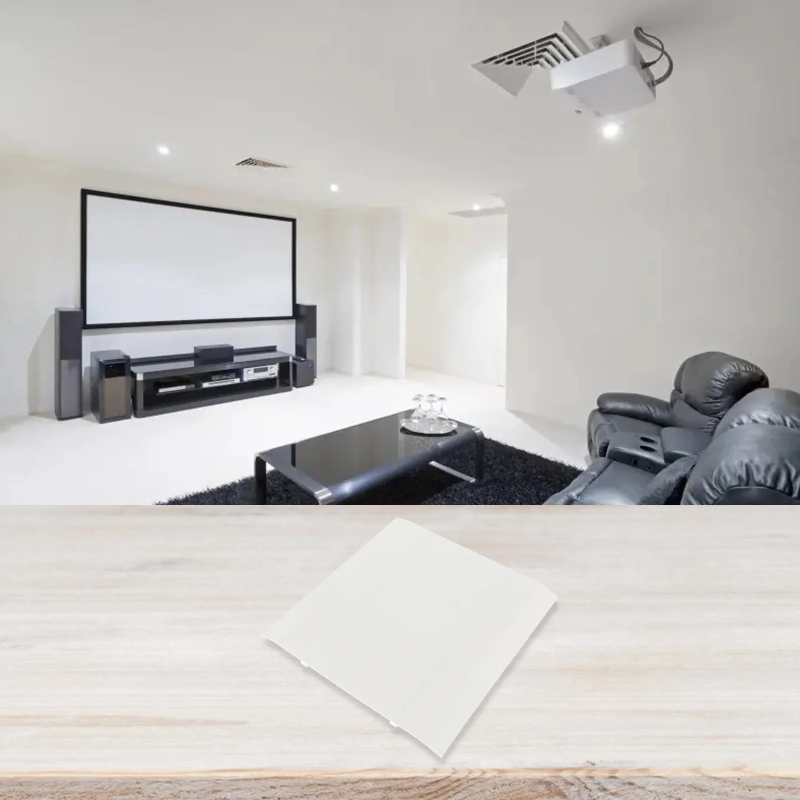 Adjustable Airflow Vent Cover AC Vent Deflector ABS And PVC Materials Adjustable Airflow Direction For Home Use