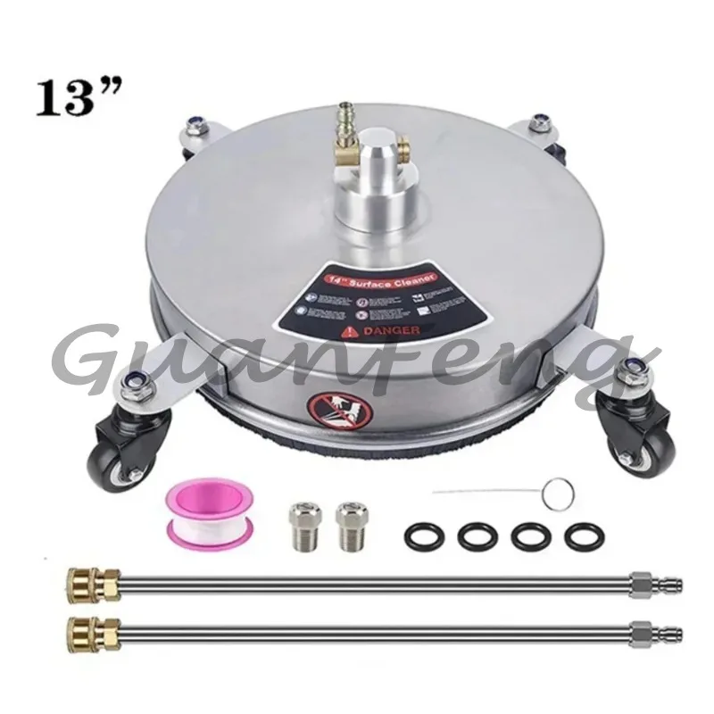 High pressure property road cleaning machine 13 inch pure stainless steel floor cleaning machine