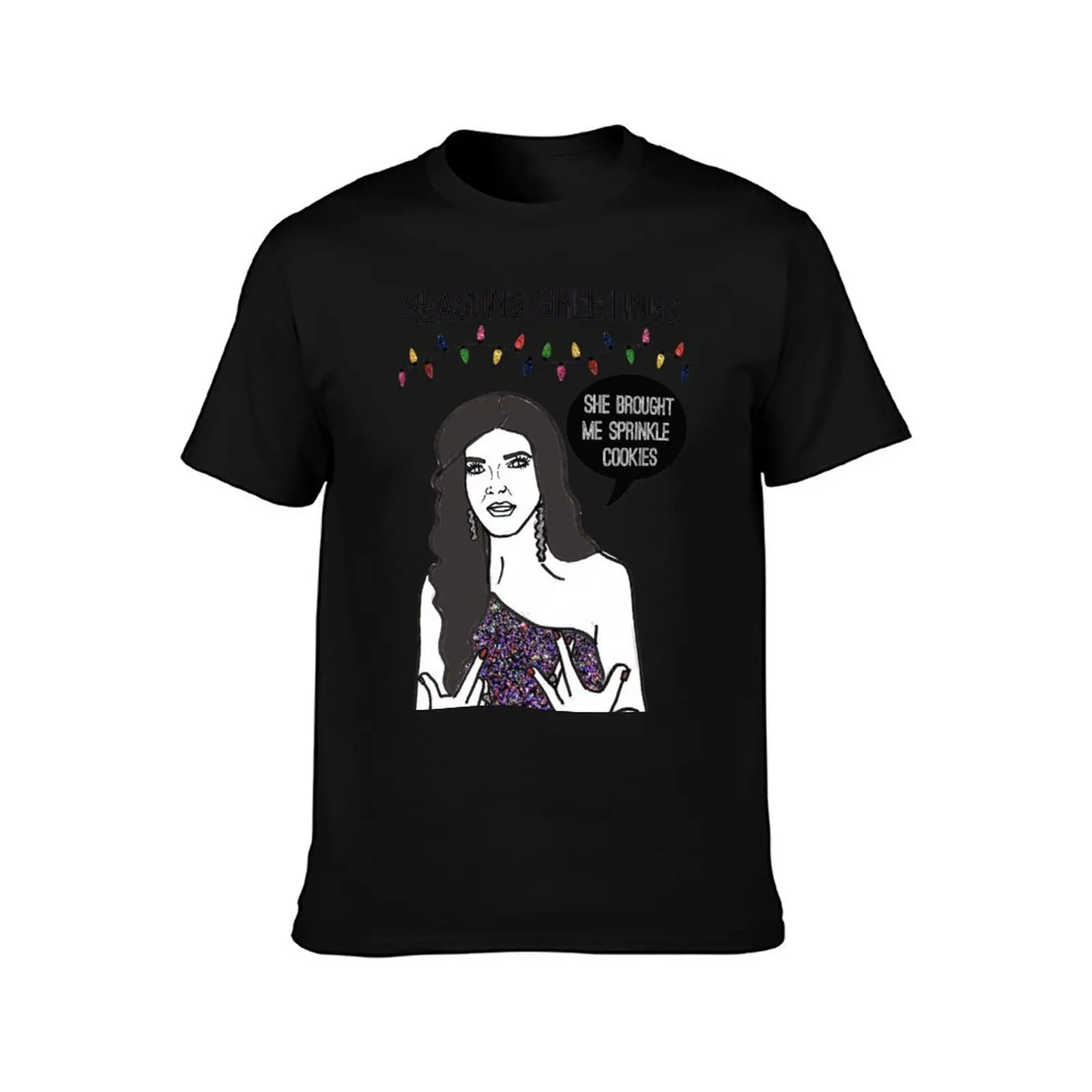 Sprinkle Cookies T-Shirt Big Size Short Sleeve Casual Top T-Shirt