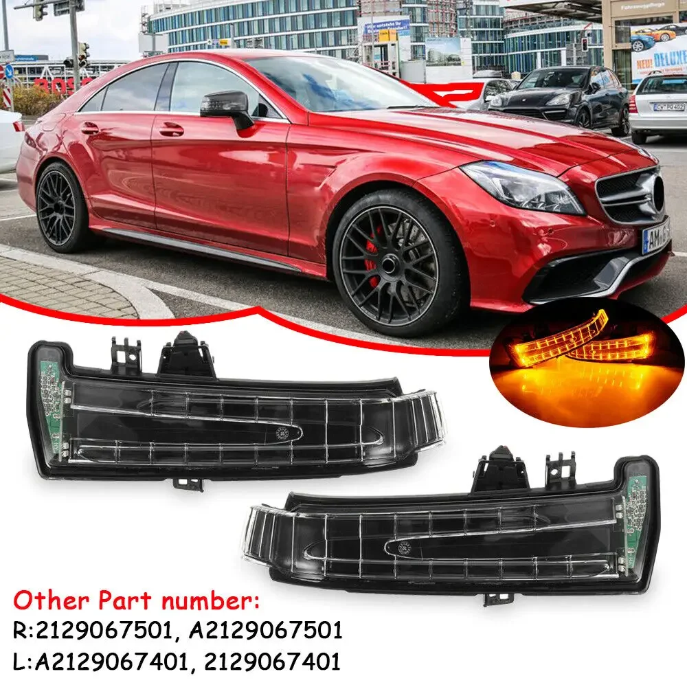 

A2129067401 For Mercedes-Benz W221 W212 W204 W176 W246 X156 C204 C117 X117 Car LED Indicator Rear View Mirror Turn Signal Light